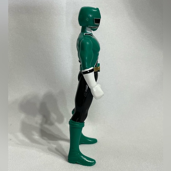 Bandai MMPR Power Rangers Samurai Green Ranger 4.25" Action Figure guc - Picture 2 of 5